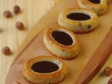 Financiers aux noisettes et chocolat