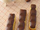 Financiers framboises coque chocolat