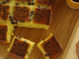 Fondant fleur d'oranger et pépites de chocolat