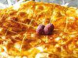 Galette des rois framboise-frangipane