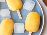 Mini glaces à l'eau fruit de la passion