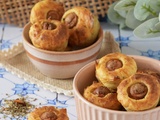 Mini muffins hot dog