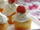 Minis cupcakes au chorizo et au fromage ail et fines herbes