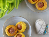 Minis muffins hot-dog