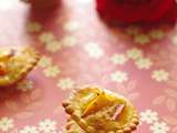 Minis tartelettes amandines/nectarines jaunes