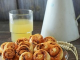 Palmiers chèvre/miel et chorizo