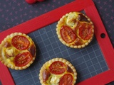 Petites tartelettes ricotta/tomates et feta