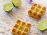 Petits gâteaux au citron vert et amandes effilées