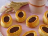 Petits savarins vanille ganache papillotes