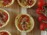 Tartelettes apéritives tomate/moutarde/basilic