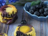 Twists myrtilles et lemon curd