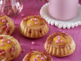 Twists pralines roses et lemon curd