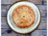 Galette des rois à la crème frangipane et aux griottes