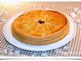 Galette des rois aux poires et chocolat pour gourmands