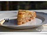 Mille-feuilles de pommes sans pâte