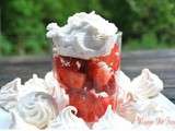 Trop bon! des meringues et des fraises