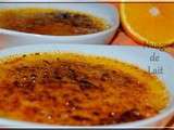 Crème Brûlée à l'Orange et quatre épices