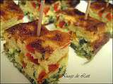 Frittata aux Fanes de Radis et Poivrons