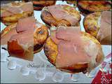 Petits Muffins Ricotta et Speck