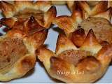 Tartelettes au Boudin Blanc pour l'apéritif