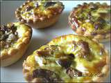 Tartelettes aux Champignons pour l'Apéro