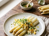 Asperges blanches oeufs mimosa : le secret d’une cuisson fondante