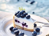 Cheesecake aux myrtilles