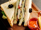 Club sandwich au poulet