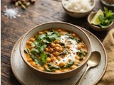 Curry de pois chiches et épinards