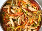 Fajitas au poulet
