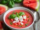 Gaspacho de pastèque à la féta