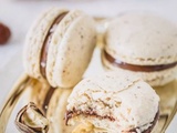 Macarons au chocolat et praliné