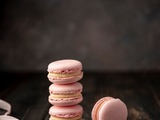 Macarons au yuzu et gingembre