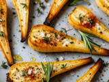 Panais rôtis au four au thym et au romarin: la recette fondante