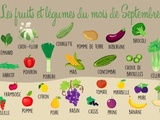 Produits de saison en septembre