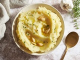 Purée de pommes de terre à l’ail rôti