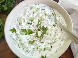 Raita au concombre et cumin