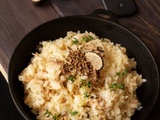 Risotto à la truffe et noisettes