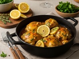 Sauté de poulet au citron