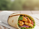 Wraps de poulet au curry