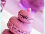 Macaron framboise et autres petits fruits rouges