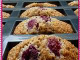 Financiers aux noisettes & framboises