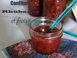 Confiture rhubarbe et fraise