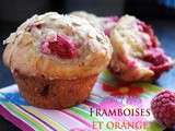 Muffins framboises et orange