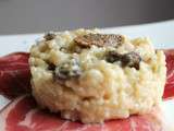 Risotto aux morilles (et à l'huile de truffe)