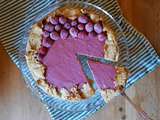 Cheesecake rustique à la framboise