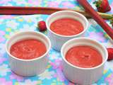 Compote fraise rhubarbe