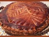 Galette des rois à la crème d'amande et marron