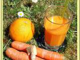 Jus d'orange, carottes et gingembre