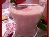 Mousse de fraise au fromage blanc